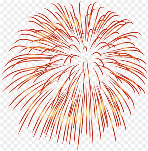 Red Firework Png