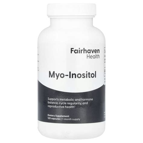 DeliHerb : Fairhaven Health, мио-Инозитол, для женщин и мужчин, 120 ...