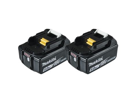 Makita BL1850B accu 18V Li-Ion 5Ah 2 stuks | Hubo