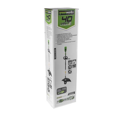 Триммер аккумуляторный Greenworks 40V GD40BCK4 40 см с 1 АКБ 4 АЧ и ЗУ ...