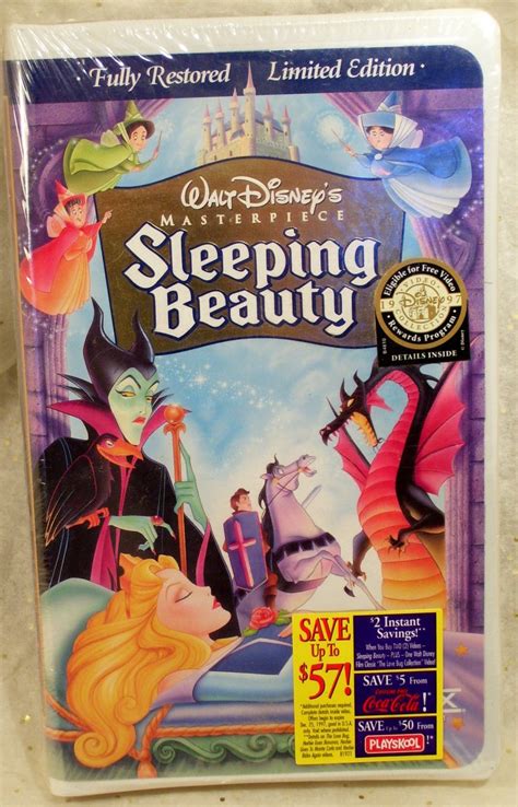 Walt Disney S Masterpiece Sleeping Beauty Vhs Vhs Sleeping Beauty The