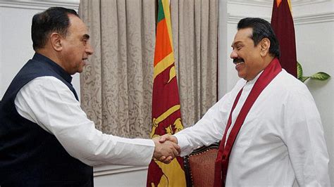 Subramanian Swamy Meets Rajapaksa The Hindu