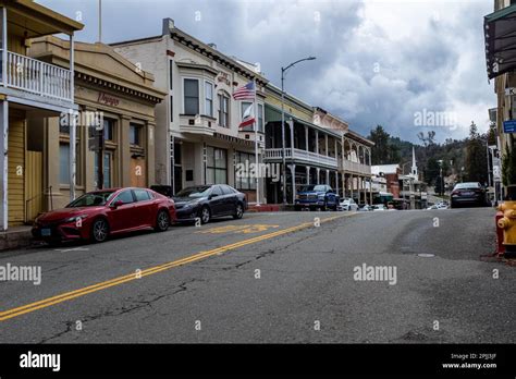 Main Street Sutter Creek Stock Photo Alamy