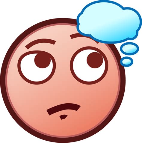 Thinking Face Plain Emoji Download For Free Iconduck