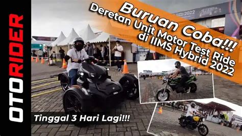 Video Daftar Motor Yang Bisa Dijajal Di Iims Hybrid Ada Ninja Zx