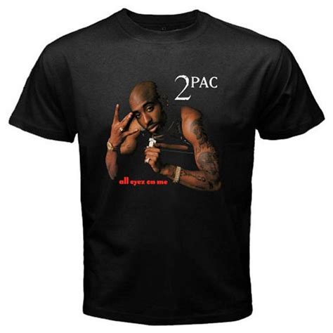 2pac Tupac All Eyez On Me Black T Shirt Deathrow By Tripleplatinum