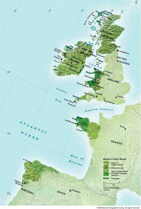 Celtic Nations Map | Celtic nations, Irish history, Genealogy