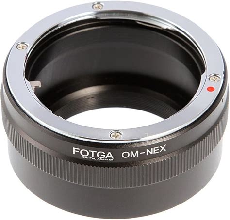 Fotga Anello Adattatore Per Obiettivo Olympus Om Mount Su Sony Alpha E