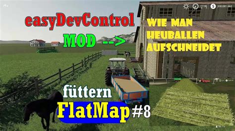 LS19 Flatmap Wie Ballen öffnen MOD EasyDevControls YouTube