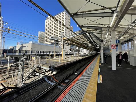 2nd Train 【jr東】武蔵小杉駅の横須賀線下りホームが供用開始の写真 Topicphotoid66956