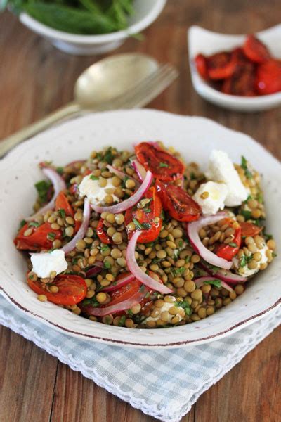 Herby Lentil Salad Recipe Crush Magazine