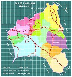 Bản đồ khu vực Gia Lai