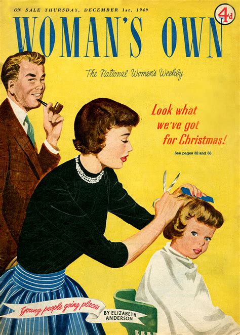 1940s Uk Womans Own Magazine Cover Photograph By The Advertising Archives