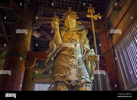 Bishamonten One Of The Japanese Seven Gods Of Fortune At Todaiji