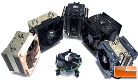 6-Way Intel Core i7 CPU Cooler Roundup - Legit Reviews