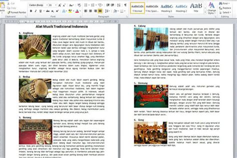 7 Contoh Kliping Di Word Dan Susunan Di Dalamnya Berita Terkini