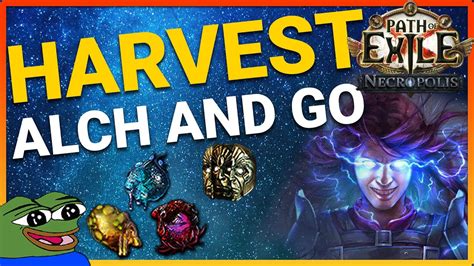 PoE 3 24 Harvest Alch And Go League Start Farm YouTube