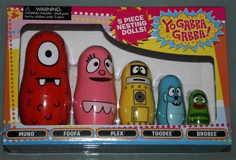 Yo Gabba Gabba New Nesting Dolls Ppw Toys Sealed In Hand Babushka Matryoshka 1840336765