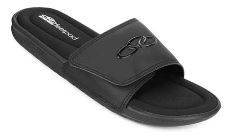 Chinelo Slide Masculino Olympikus Melbourne Tira Regul Vel