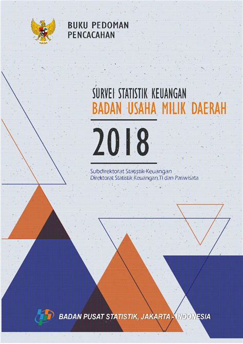 PDF Pedoman Pencacahan Survei BUMD Tahun 2018 Keuangan Badan Usaha