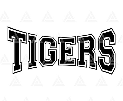 Tigers Svg Go Tigers Team Svg Run Tigers Svg College Jersey Etsy