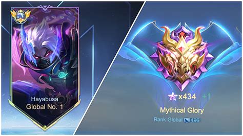 Top Global Hayabusa Solo Rank Di Mythichal Glory Melawan Dark