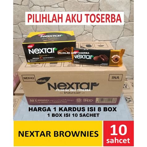 Jual Biskuit Nabati Nextar Brownies Chocolate Harga Dus Isi Box