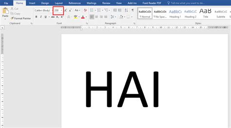 Cara Membuat Tulisan Besar Di Word