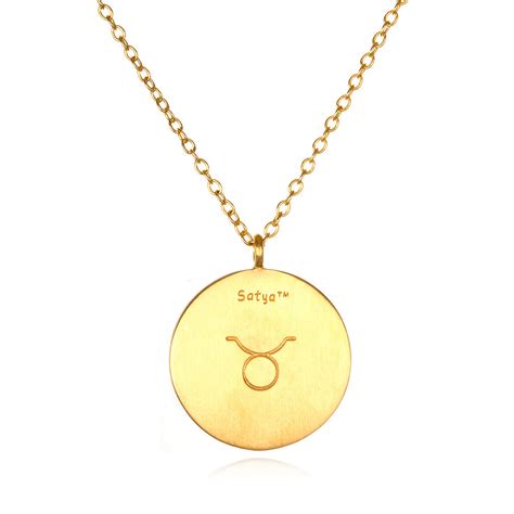 Taurus Zodiac Necklace Satya Jewelry