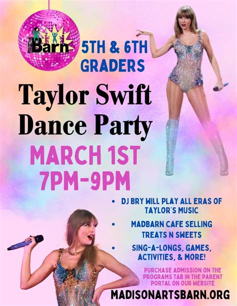 Mar 1 Taylor Swift Dance Party Madison Ct Patch