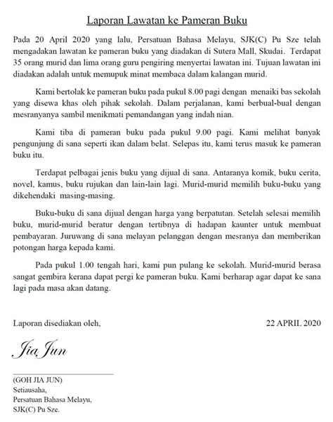 Contoh Karangan Tema Pesta Buku