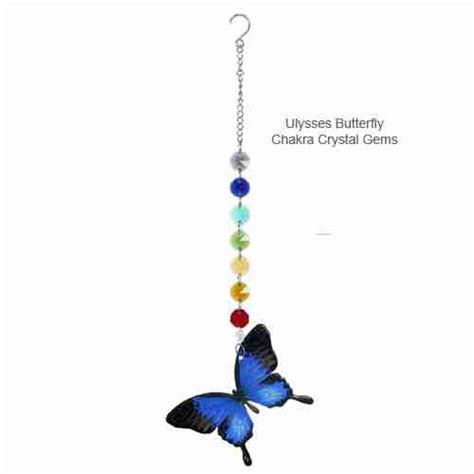 Butterfly Chakra Crystal Suncatcher Empire Ts Australia