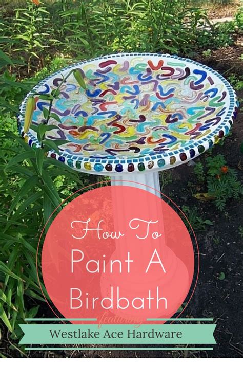 Pin by Westlake Hardware - The helpfu on How To Paint A Concrete Bird ...