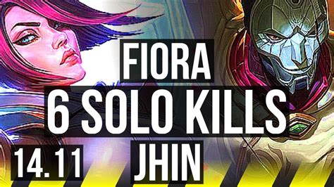 FIORA Pyke Vs JHIN Bard ADC 2000 Games 6 Solo Kills EUW