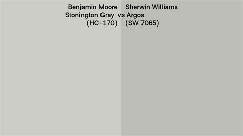 Benjamin Moore Stonington Gray HC 170 Vs Sherwin Williams Argos SW