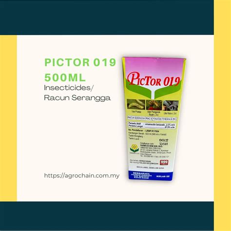 FARMCOCHEM PICTOR 019 500ML RACUN SERANGGA 杀虫剂 INSECTICIDES