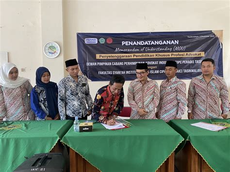 Penandatanganan Mou Pkpa Dengan Fakultas Syariah Institut Agama Islam