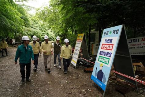 남성현 산림청장 집중호우 대비 다중이용시설 안전 점검 네이트 뉴스