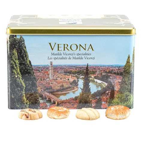 Buy Pasticceria Matilde Vicenzi Verona Gift Tin Assortment Of