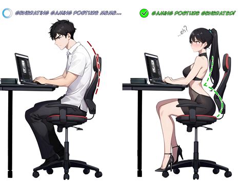 Correct Gaming Posture [tg Meme] By Isekaimesenpai On Deviantart