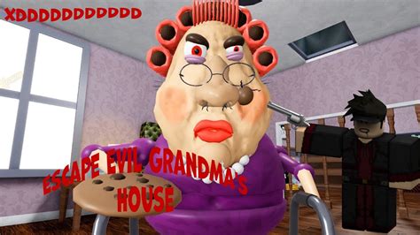 Escape Evil Grandmas House Roblox Obby Youtube