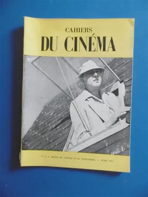 Cahiers Du Cinema N De Revue Du Cinema Et Du Telecinema