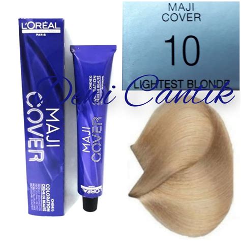 Jual LOREAL MAJICOVER NO 10 LIGHTEST BLONDE Shopee Indonesia