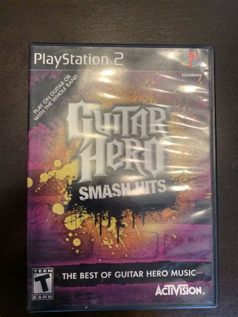 Guitar Hero Smash Hits Sony Playstation 2 2009 For Sale Online Ebay