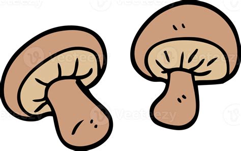 Cartoon Doodle Mushrooms 40073987 Png