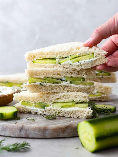 Cucumber Sandwich With Creamy Dill Spread The Recipe Critic