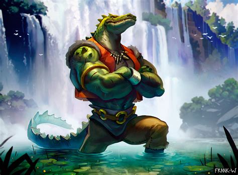Commission Lizardfolk Barbarian Verthica By Frankhorlw On Deviantart