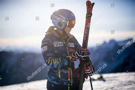 Mikaela Shiffrin Usa Pictured During Training Editorial Stock Photo ...