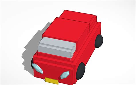 3D design Car design 1 - Tinkercad