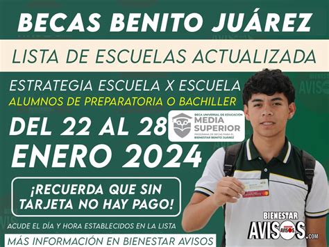 Atención alumno si aún no cuentas con tu tarjeta Bienestar debes